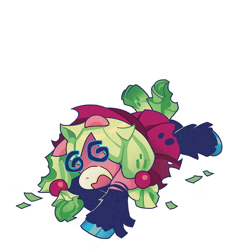 leek hair horse